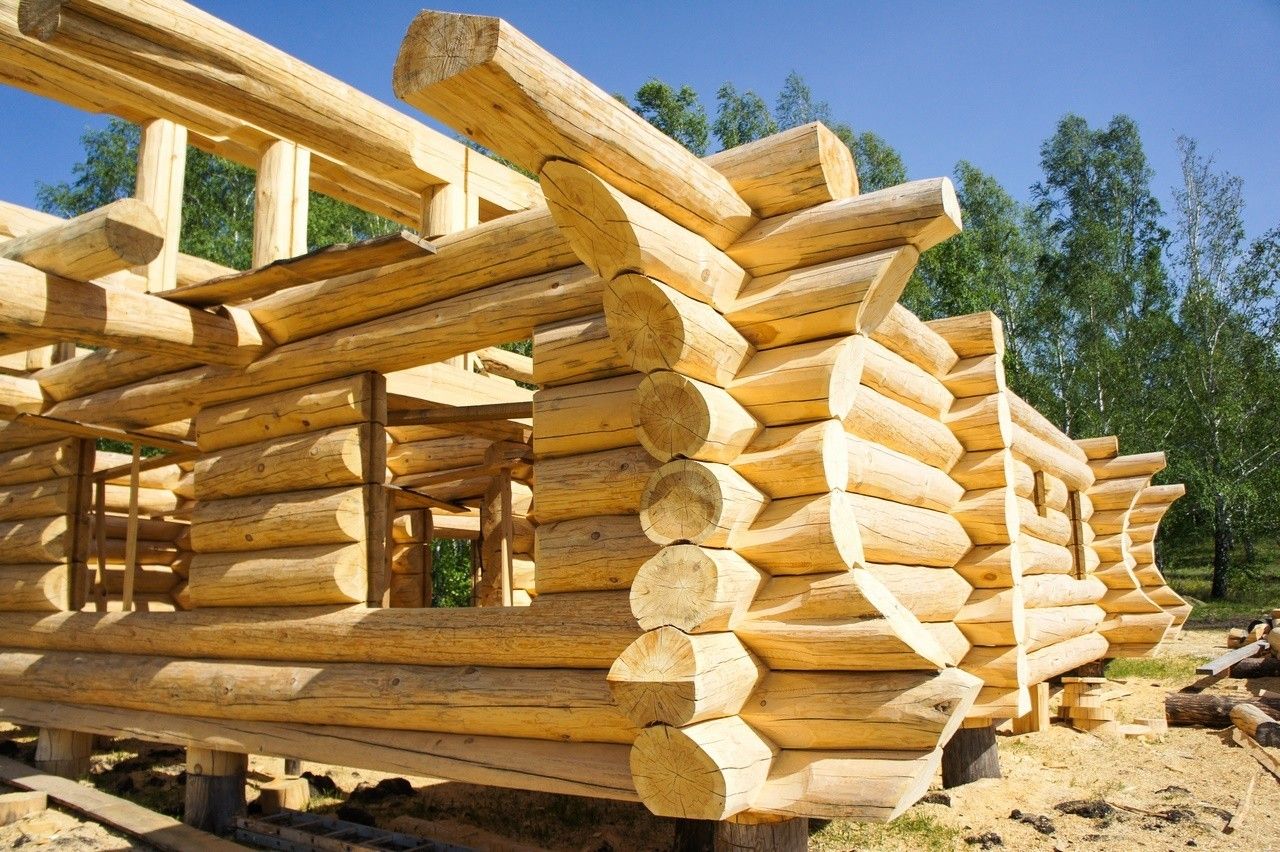 деревянный дом канадской рубки