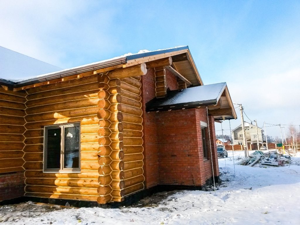 hybrid non-settling log house